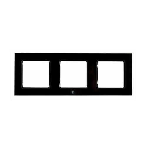 SHELLY 3 SMART WALL SWITCH FRAME – BLACK