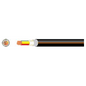 ECC 6.00mm x 3 Copper PVC PVC SWA ECC PVC Fire-Retardant 600/1000V Black
