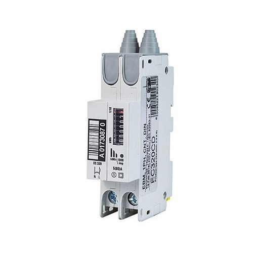 CBI EC320CD 1 POLE + N DIN RAIL KILOWATT METER