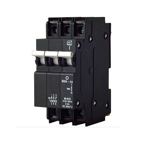 CBI QA-3 3 POLE 3KA 40AMP CIRCUIT BREAKER