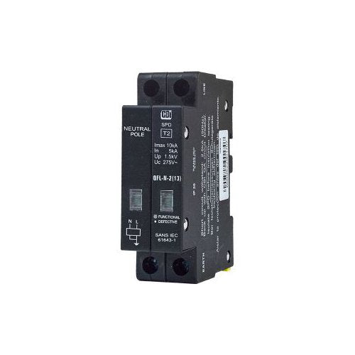 CBI QFLN-2(13) 2 POLE 275V 10KA SURGE PROTECTOR