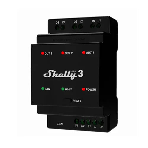 SHELLY PRO 3 SMART RELAY SWITCH