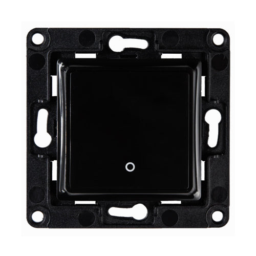 SHELLY 1 BUTTON SMART WALL SWITCH – BLACK