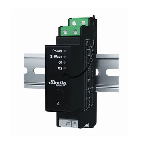 SHELLY WAVE PRO SHUTTER POWER METER SWITCH